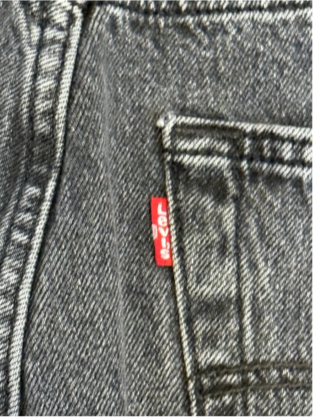 Levis 501 Original Jeans Mens 32x30 Black Gray Wash Button Fly Straight Leg